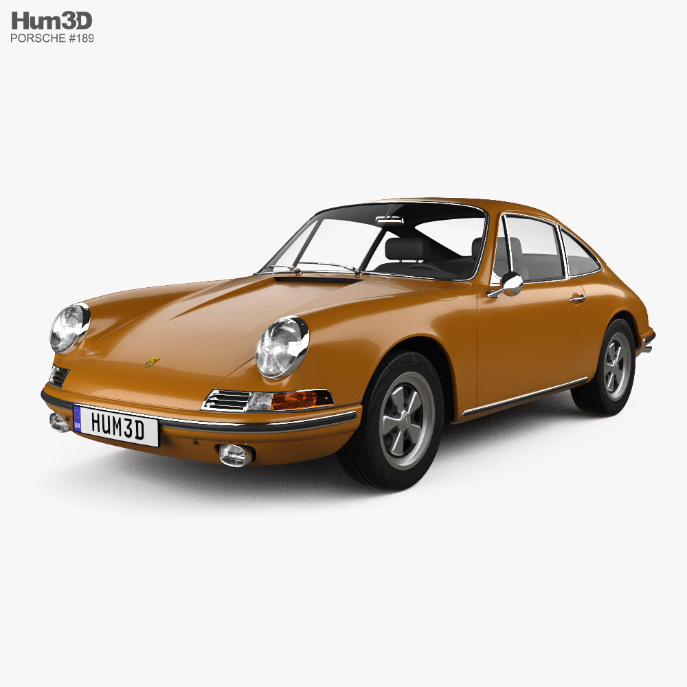 Porsche 911 S coupe 1973 3D model