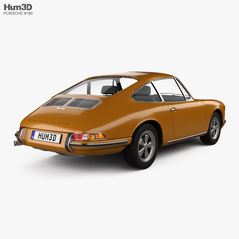 Porsche 911 S coupe 1973 3D model