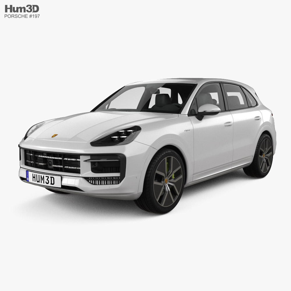 Porsche Cayenne E Hybrid 2024 3D model