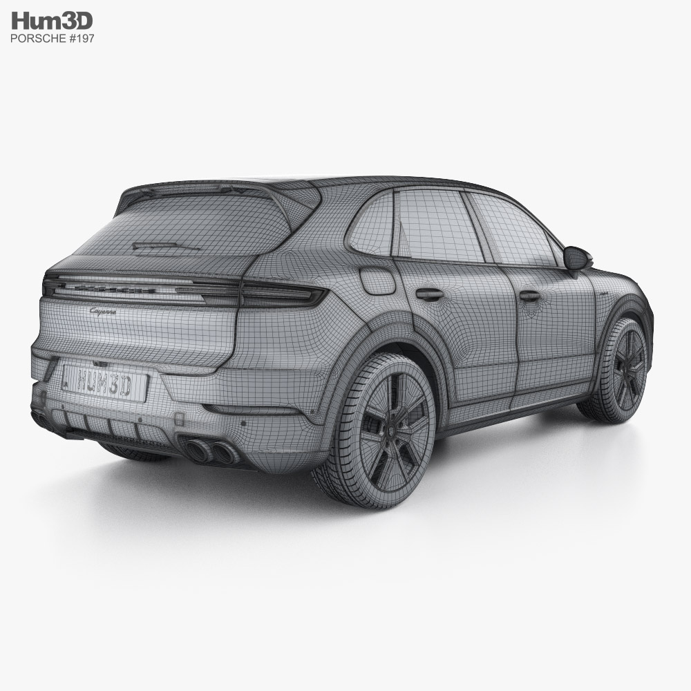 Porsche Cayenne E Hybrid 2024 3D model