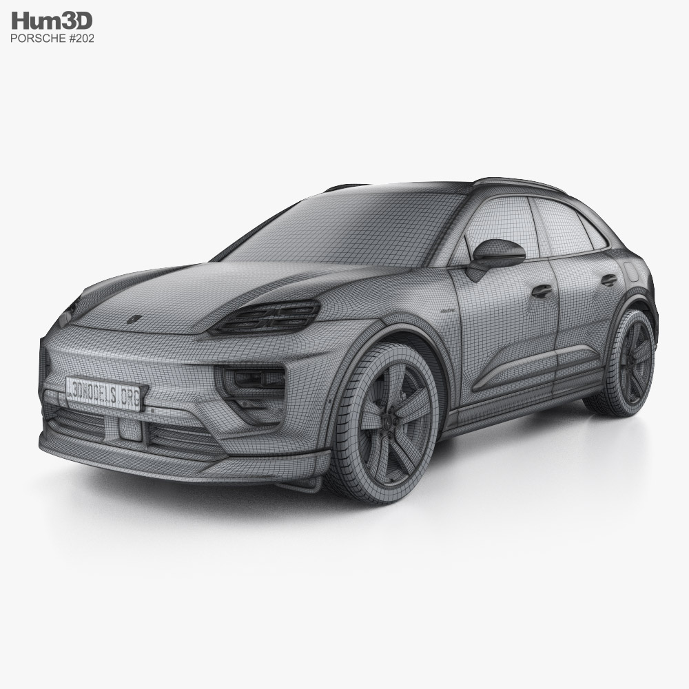 Porsche Macan 4 2024 3D model