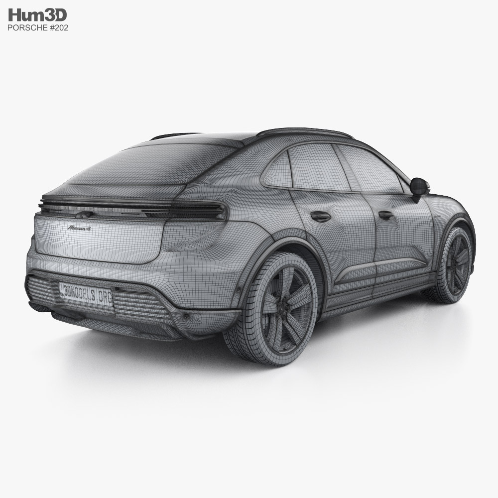 Porsche Macan 4 2024 3D model