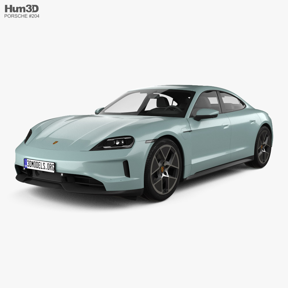 Porsche Taycan 2024 3D model