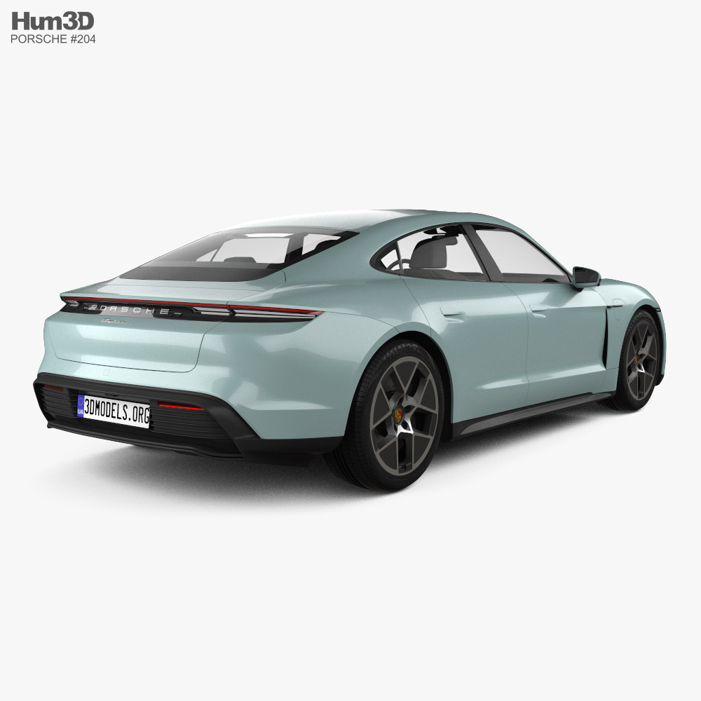 Porsche Taycan 2024 3D model