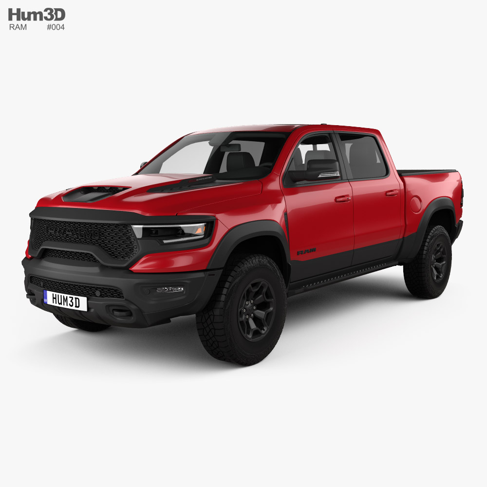 Ram 1500 Crew Cab TRX 2024 3D model