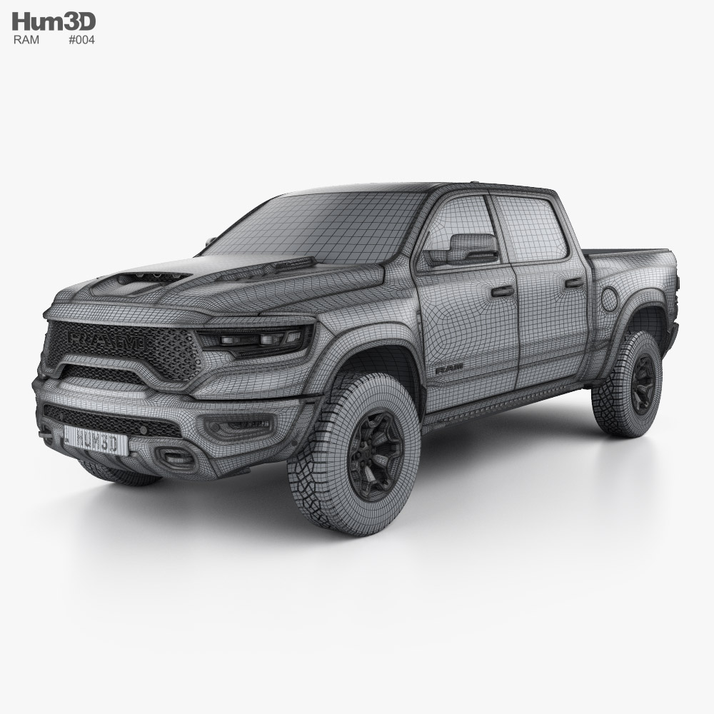 Ram 1500 Crew Cab TRX 2024 3D model