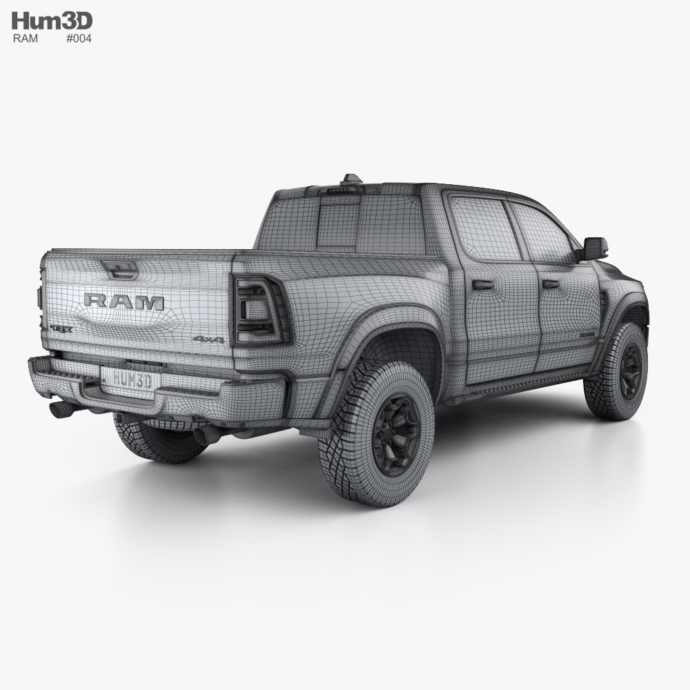Ram 1500 Crew Cab TRX 2024 3D model