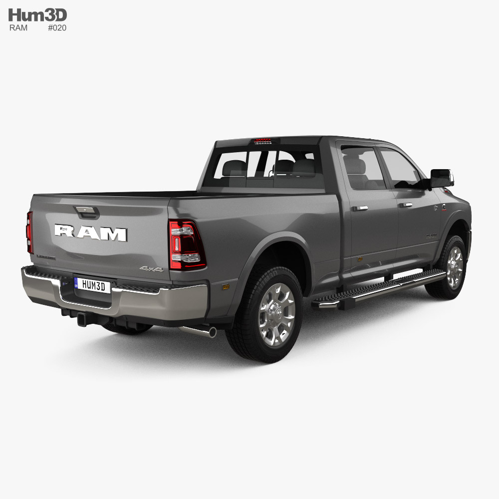 Ram 2500 Crew Cab Laramie 6’4″ Bed 2024 3D model