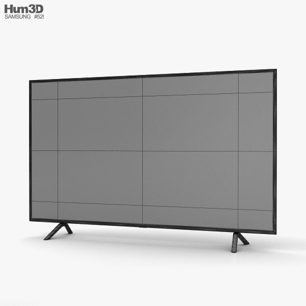 Samsung 65″ NU7100 Smart 4K TV 3D model