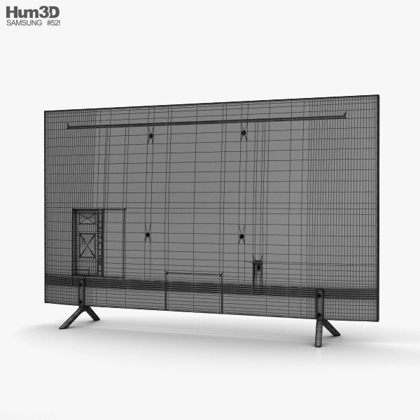 Samsung 65″ NU7100 Smart 4K TV 3D model