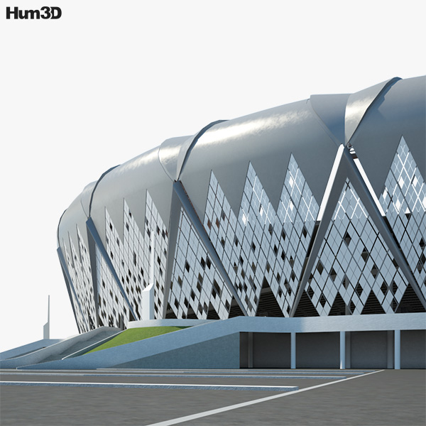 King Abdullah Sports City Stadium 3D model
