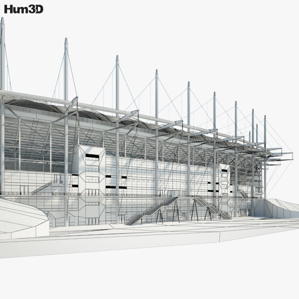 Volksparkstadion 3D model