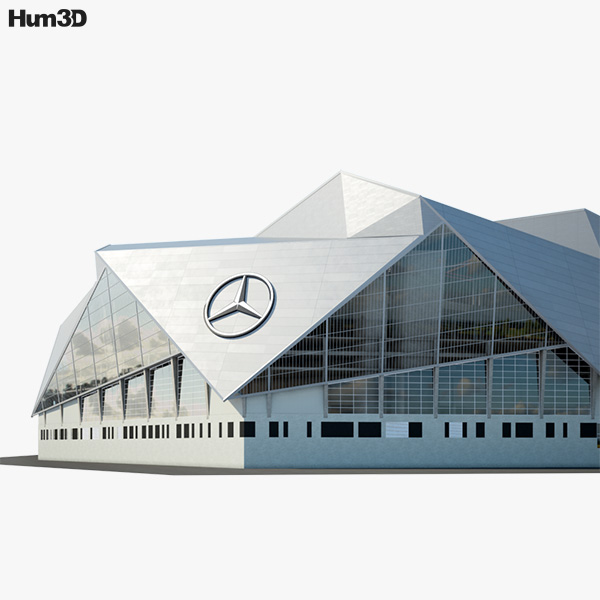 Mercedes-Benz Stadium 3D model