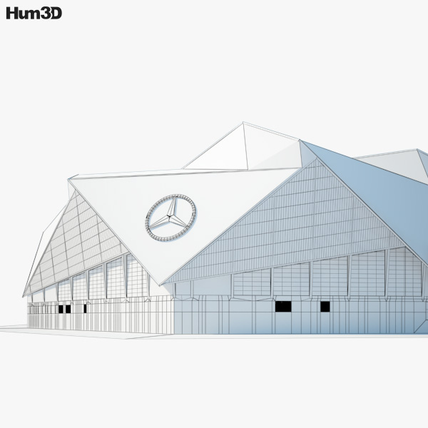 Mercedes-Benz Stadium 3D model