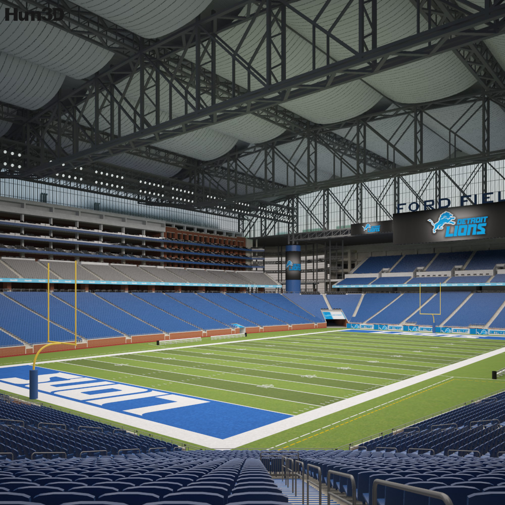 Ford Field 3D model