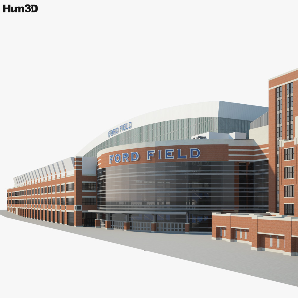 Ford Field 3D model