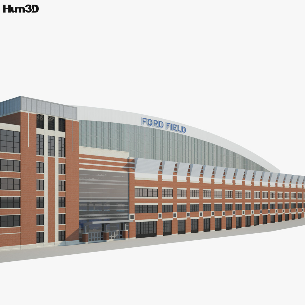 Ford Field 3D model