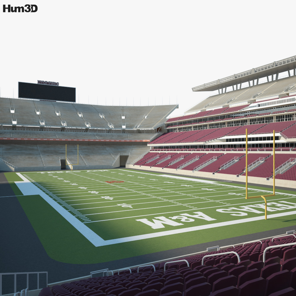 Kyle Field 3D model