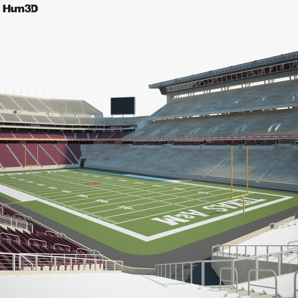 Kyle Field 3D model