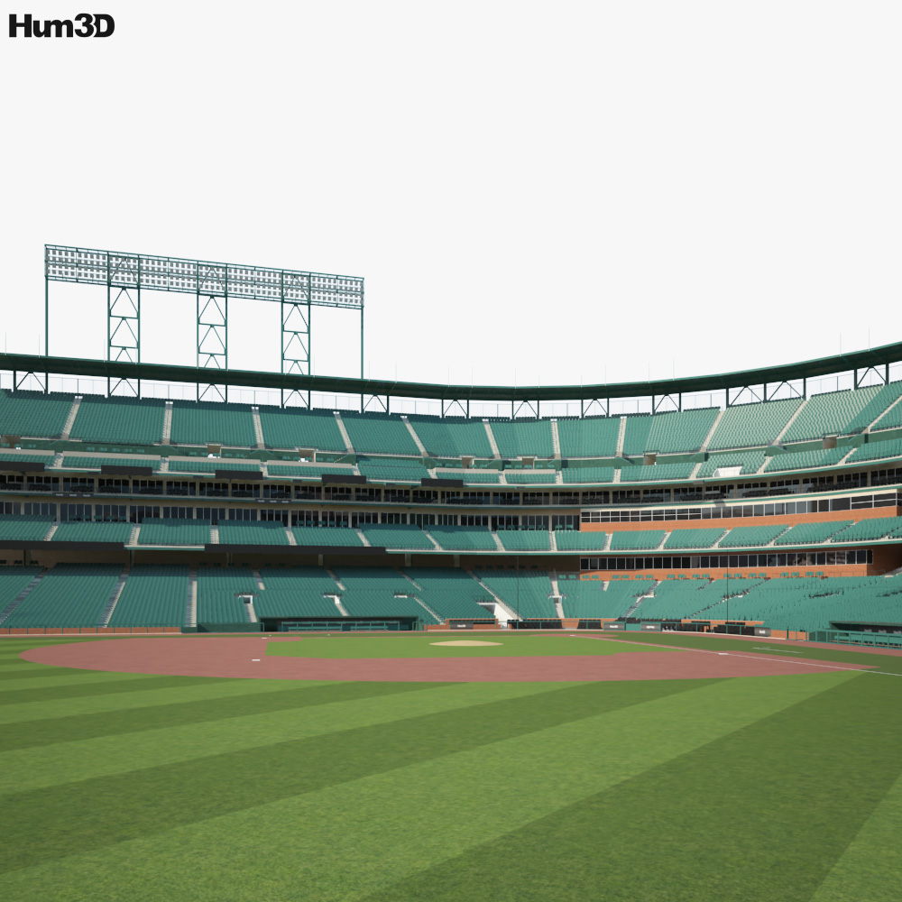 Oracle Park 3D model