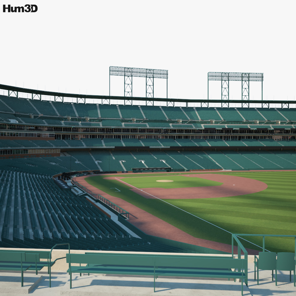 Oracle Park 3D model