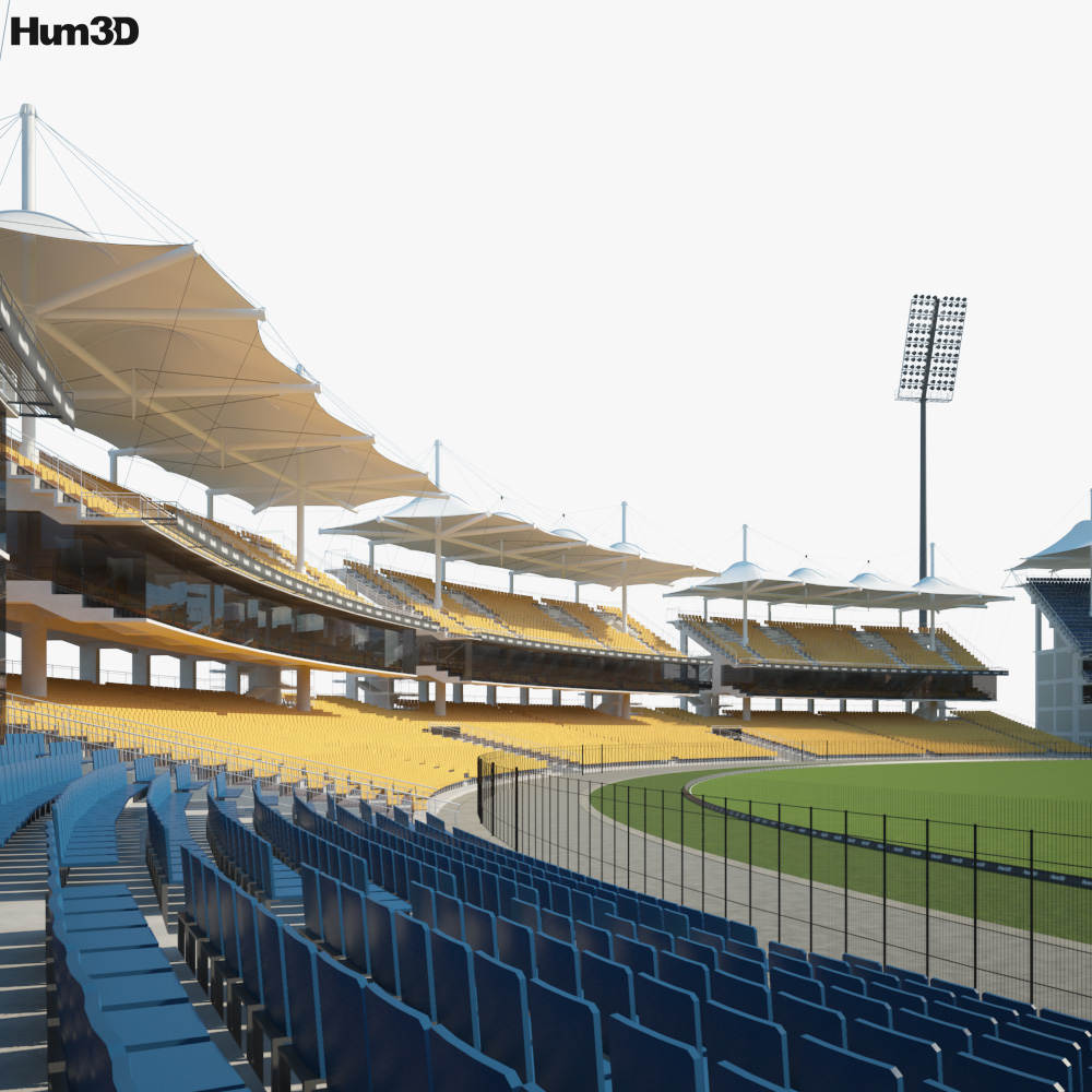 M.A. Chidambaram Stadium 3D model