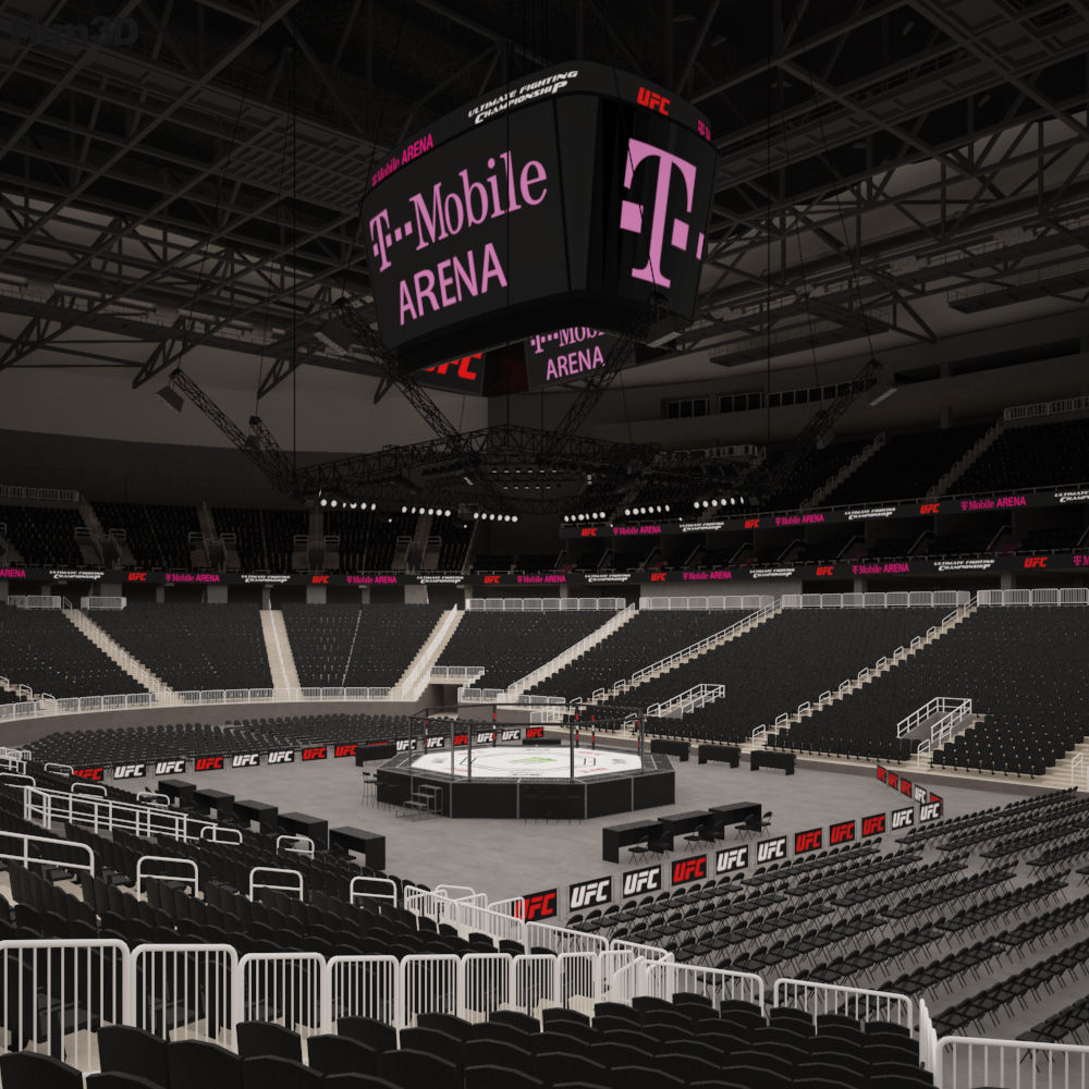 T-Mobile arena 3D model