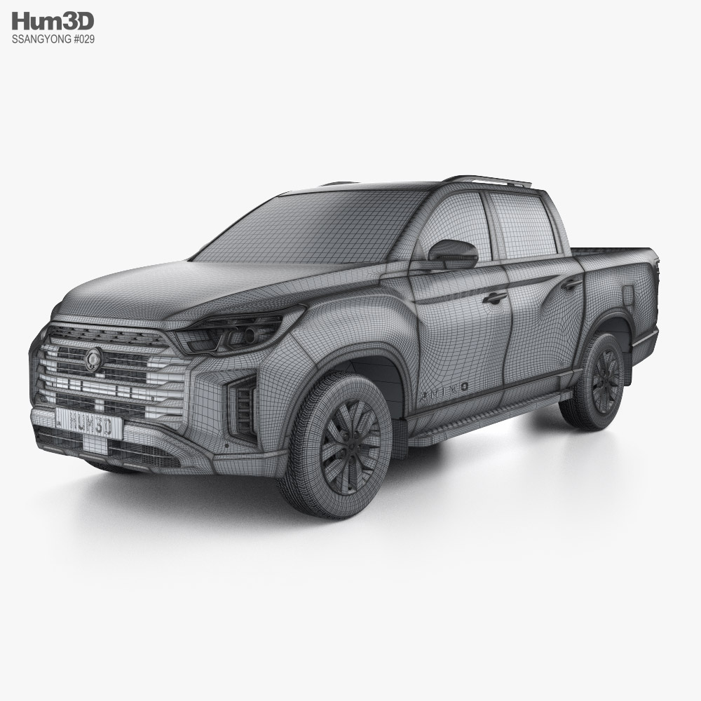 SsangYong Musso Rhino 2024 3D model