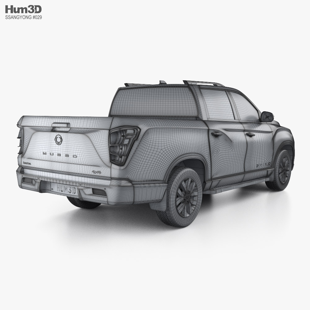 SsangYong Musso Rhino 2024 3D model
