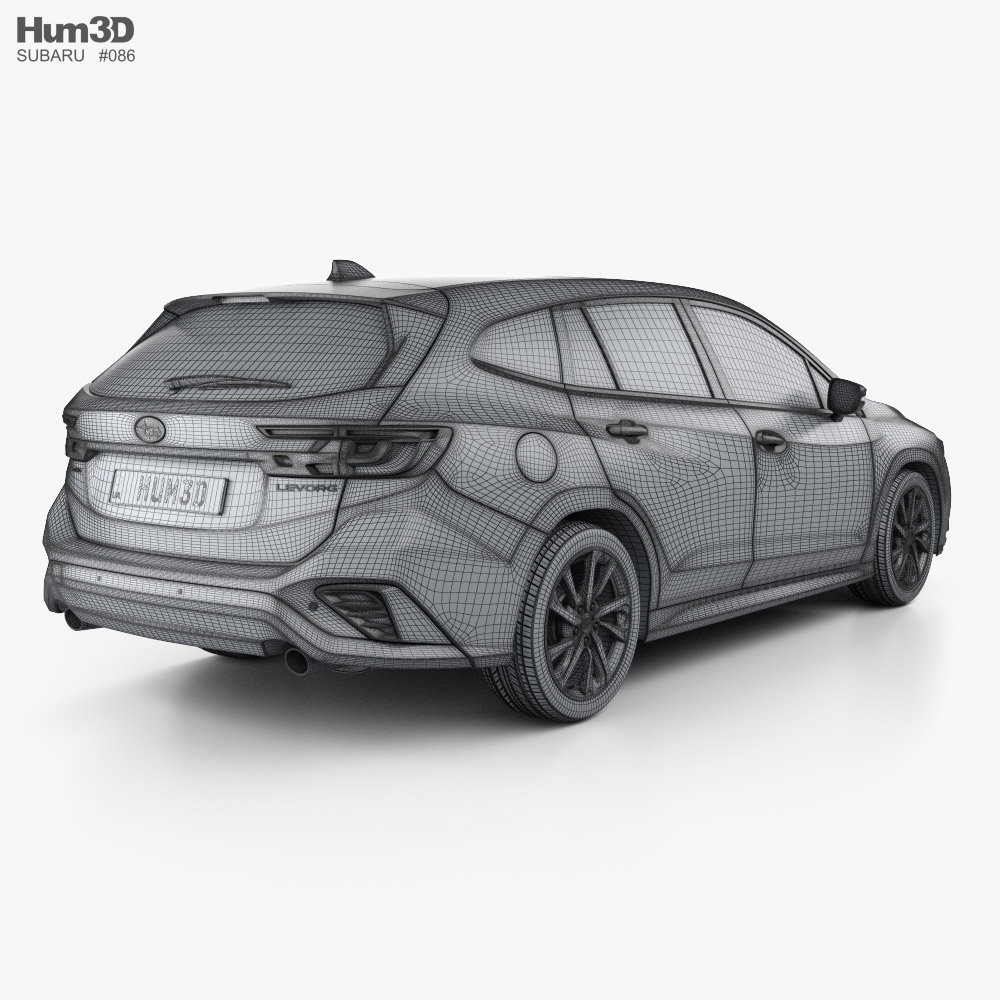 Subaru Levorg 2023 3D model