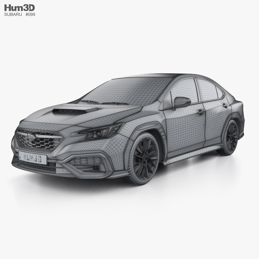 Subaru WRX 2024 3D model