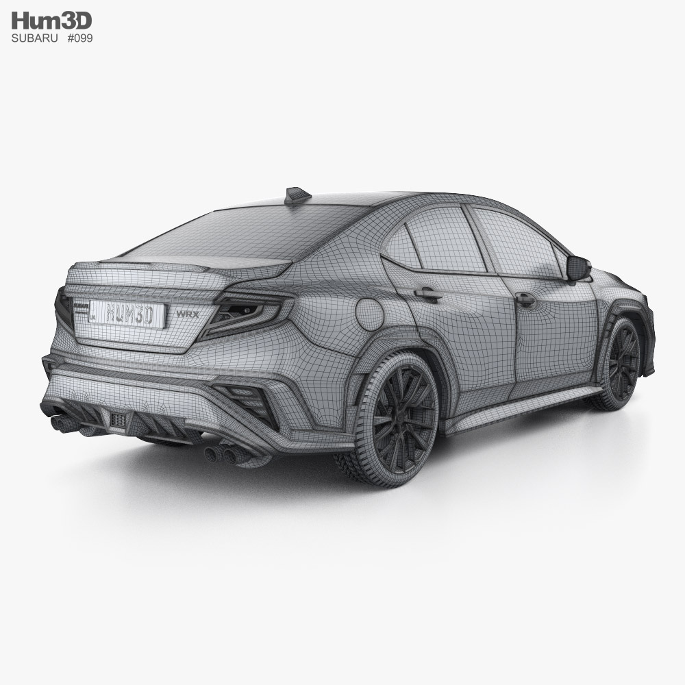 Subaru WRX 2024 3D model