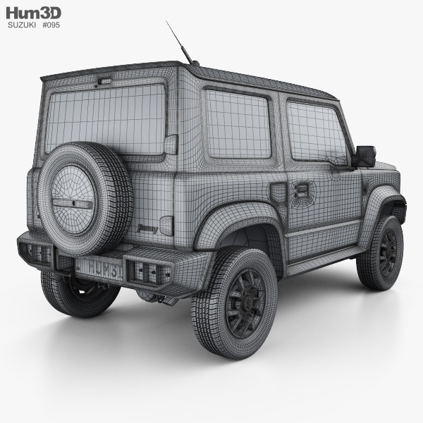 Suzuki Jimny Sierra 2024 3D model