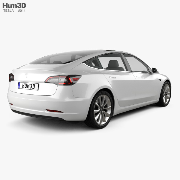 Tesla Model 3 2021 3D model