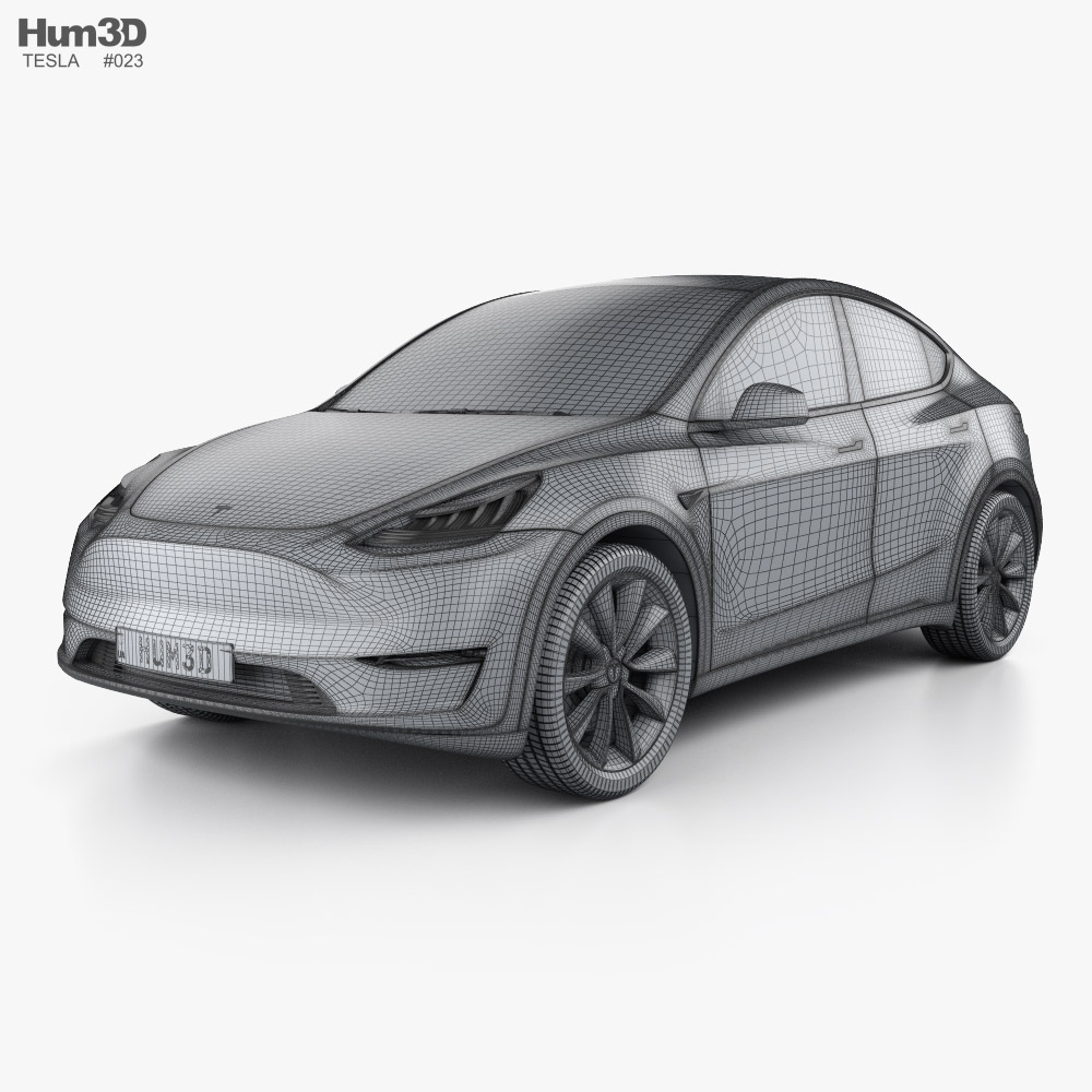 Tesla Model Y 2024 3D model