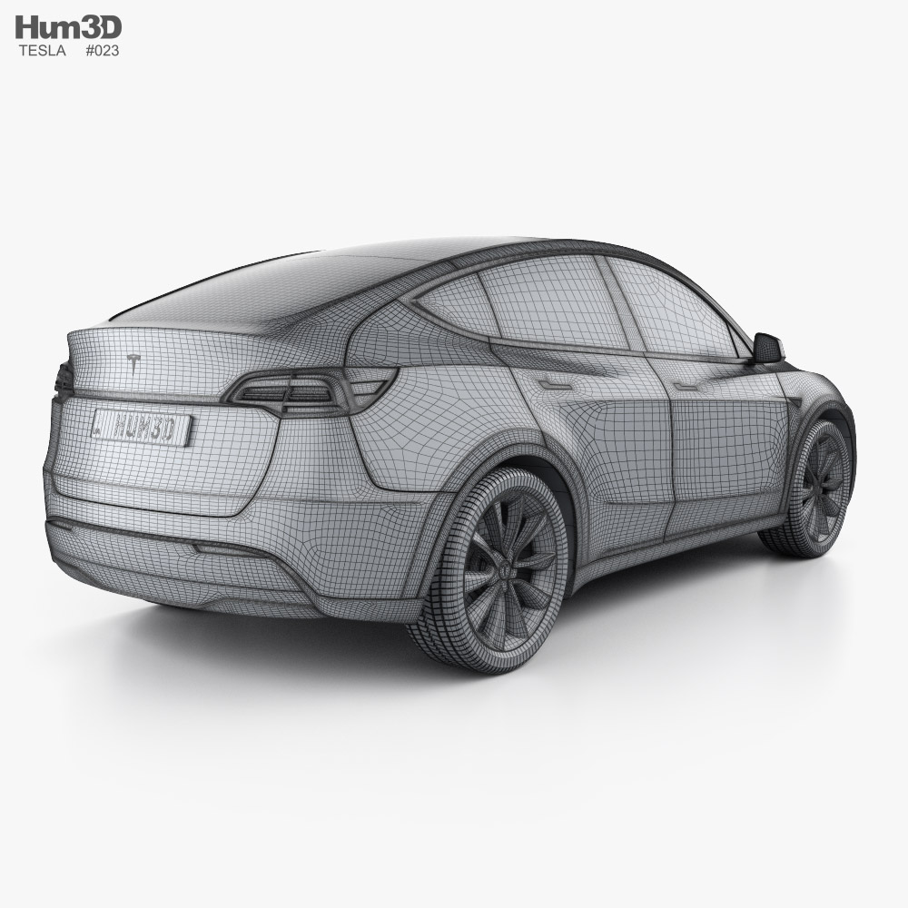 Tesla Model Y 2024 3D model