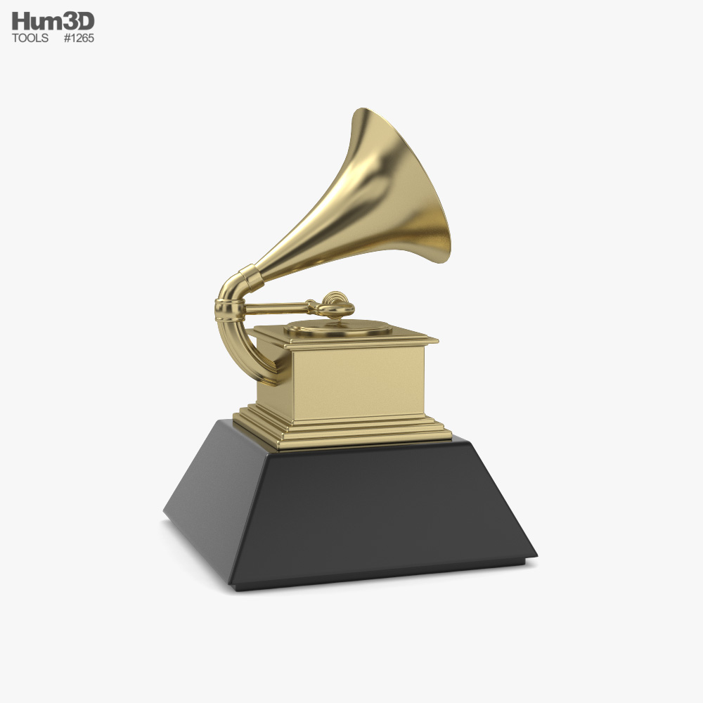 Grammy Award Trophy 3D model