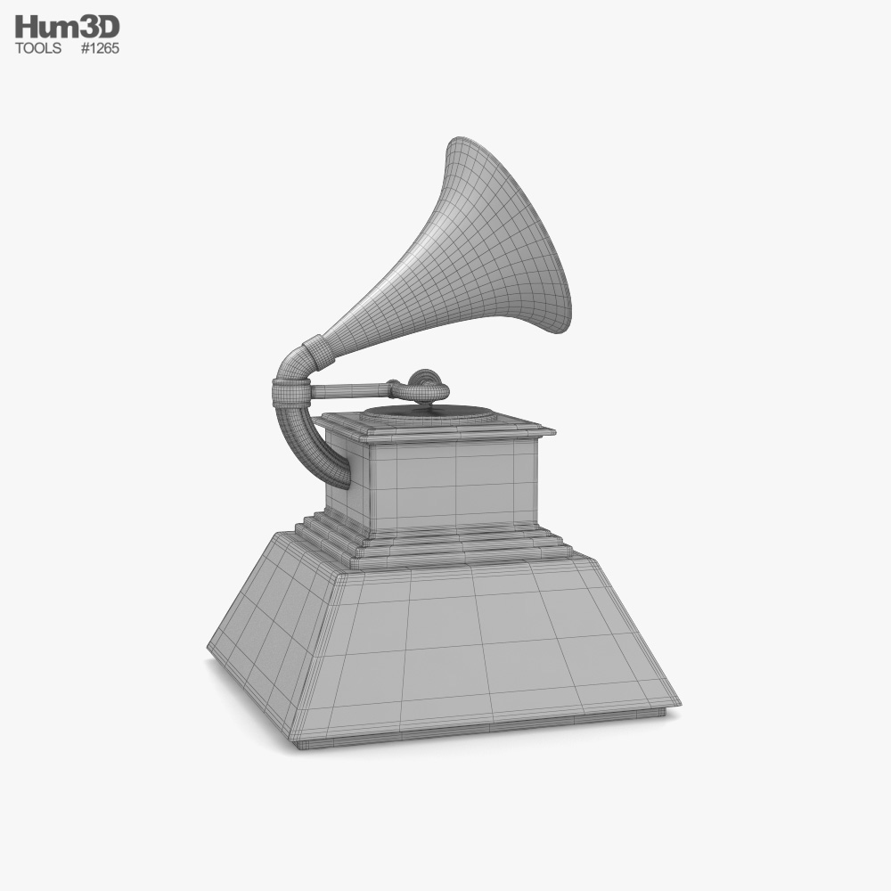 Grammy Award Trophy 3D model