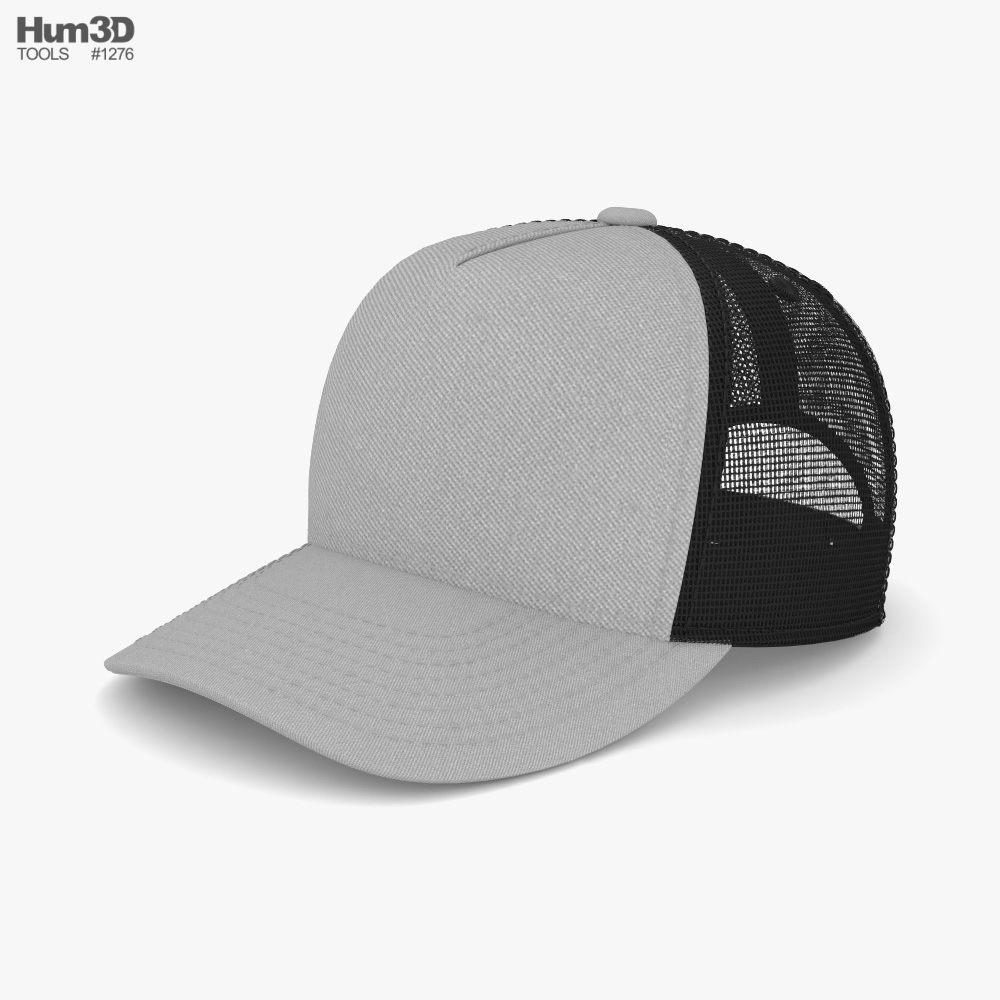 Five Panel Snapback 3D model