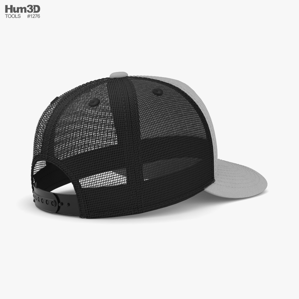 Five Panel Snapback 3D model