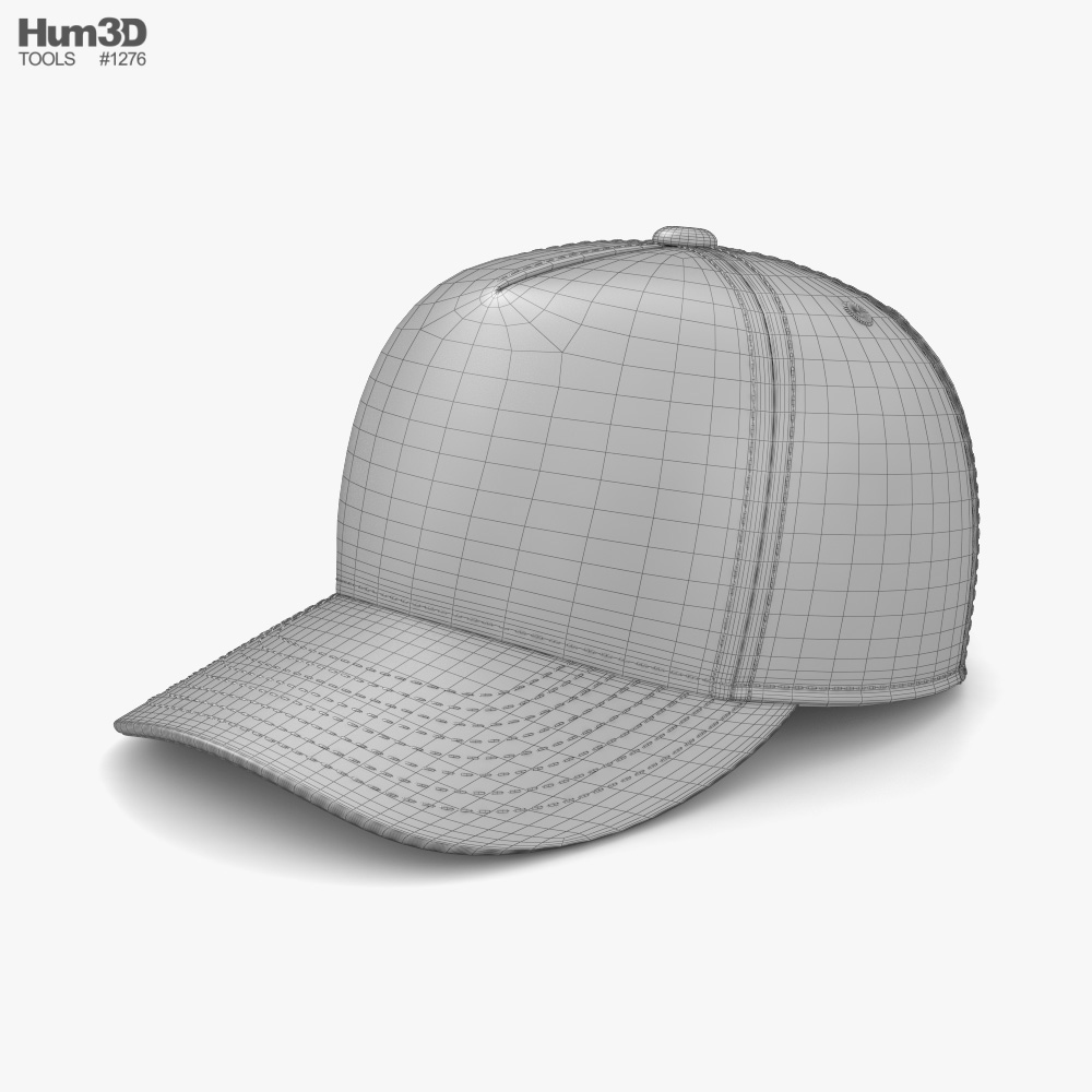 Five Panel Snapback 3D model