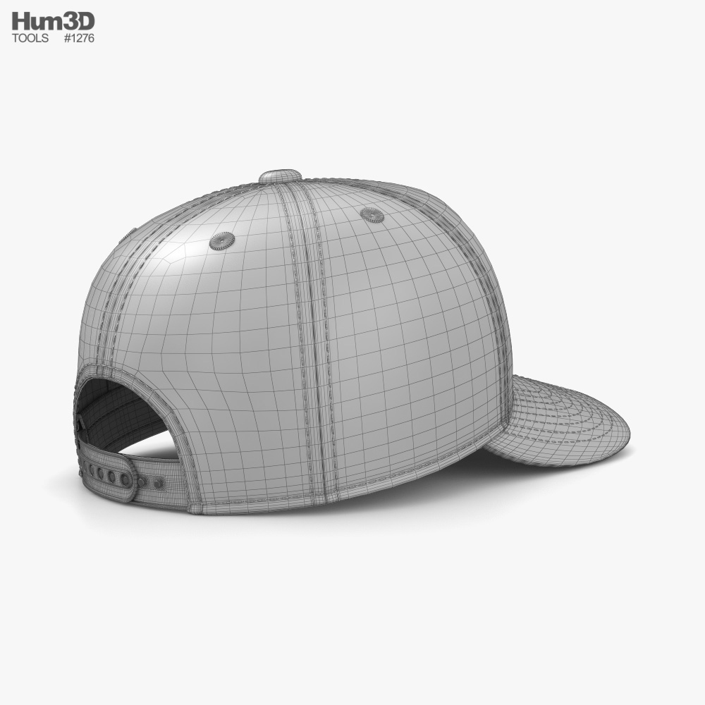 Five Panel Snapback 3D model