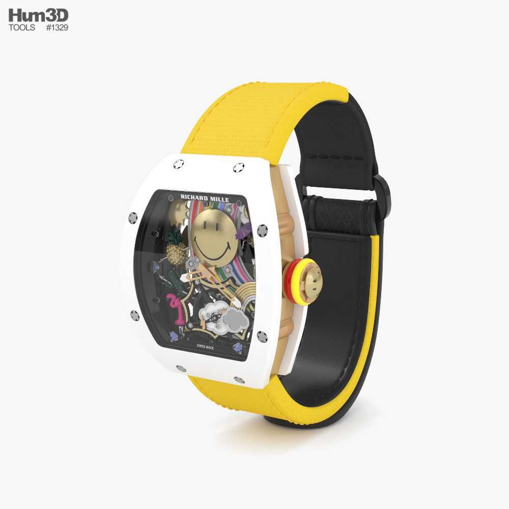 Richard Mille RM 88 Automatic Tourbillon Smiley 3D model