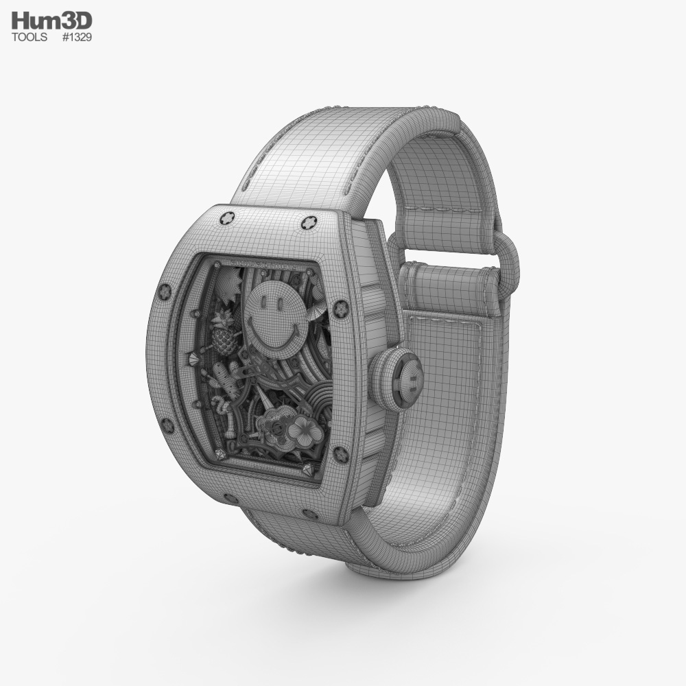 Richard Mille RM 88 Automatic Tourbillon Smiley 3D model