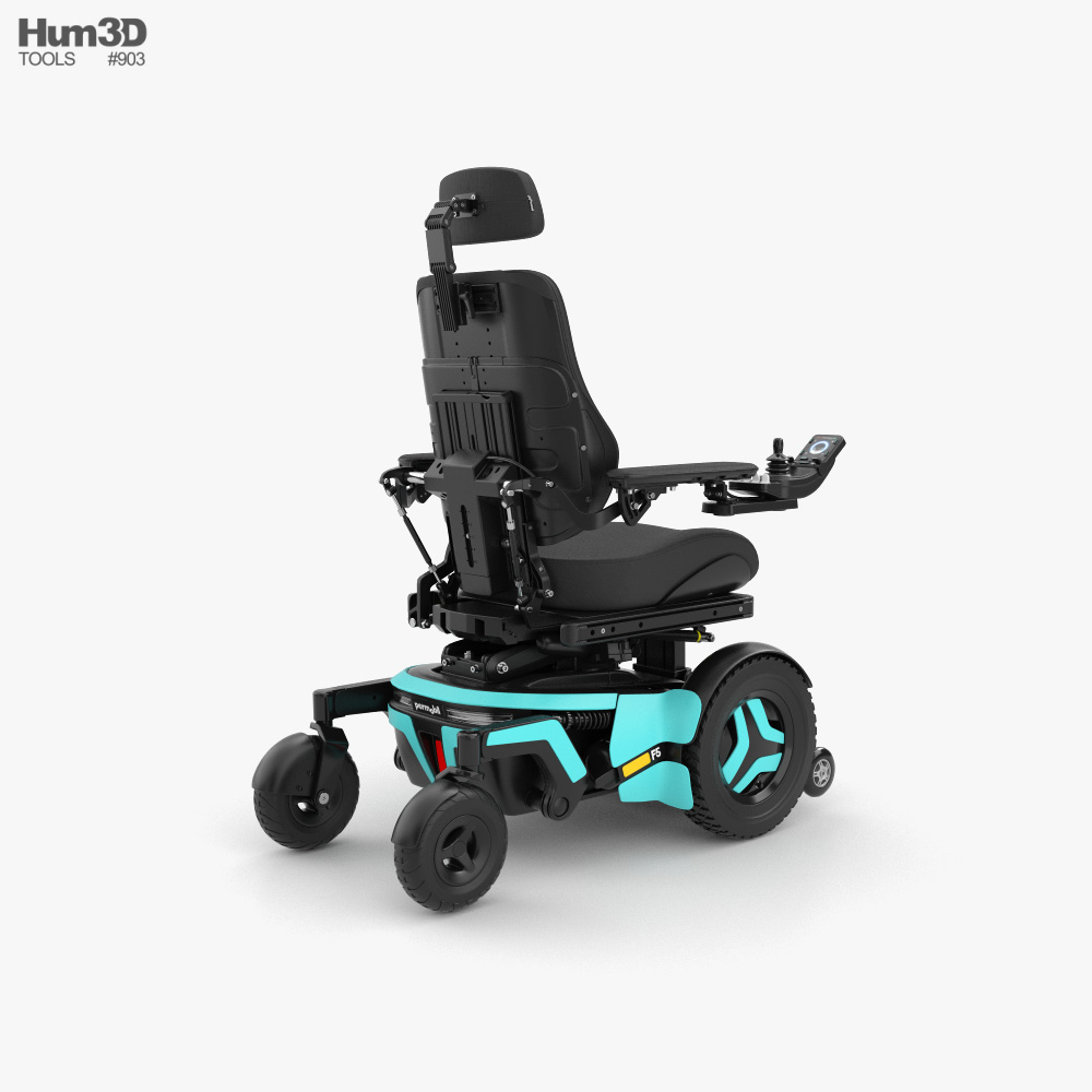 Permobil F5 Corpus Power Wheelchair 3D model