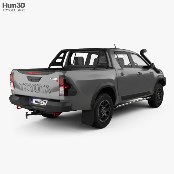 Toyota Hilux Double Cab Rugged X 2023 3D model