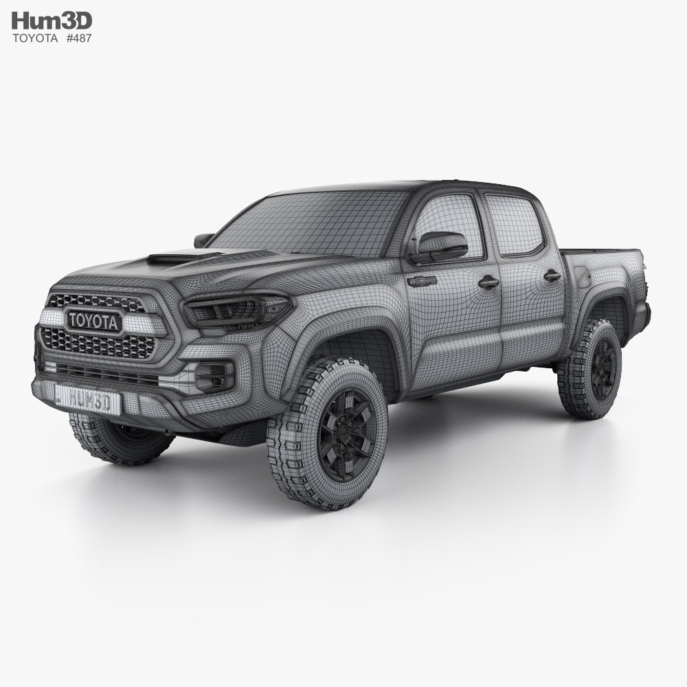 Toyota Tacoma Double Cab TRD Pro 2023 3D model