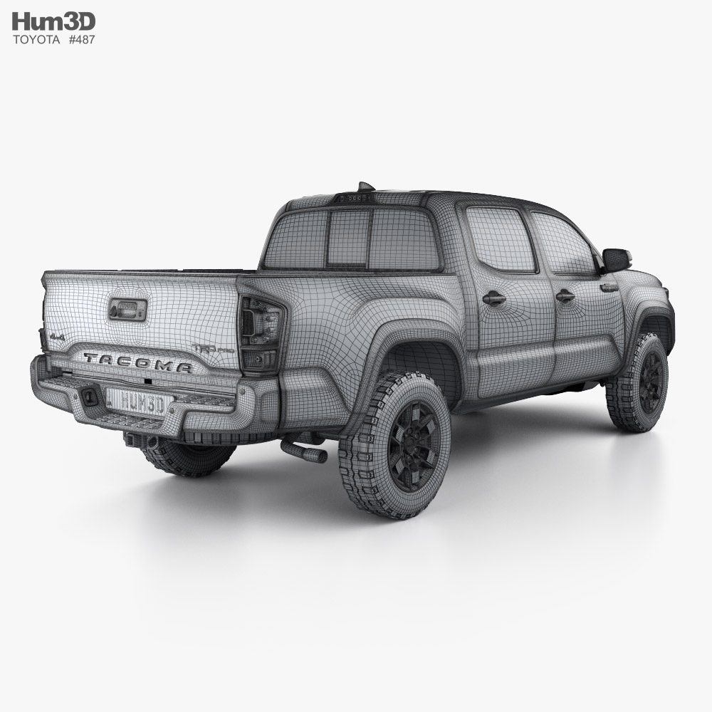 Toyota Tacoma Double Cab TRD Pro 2023 3D model