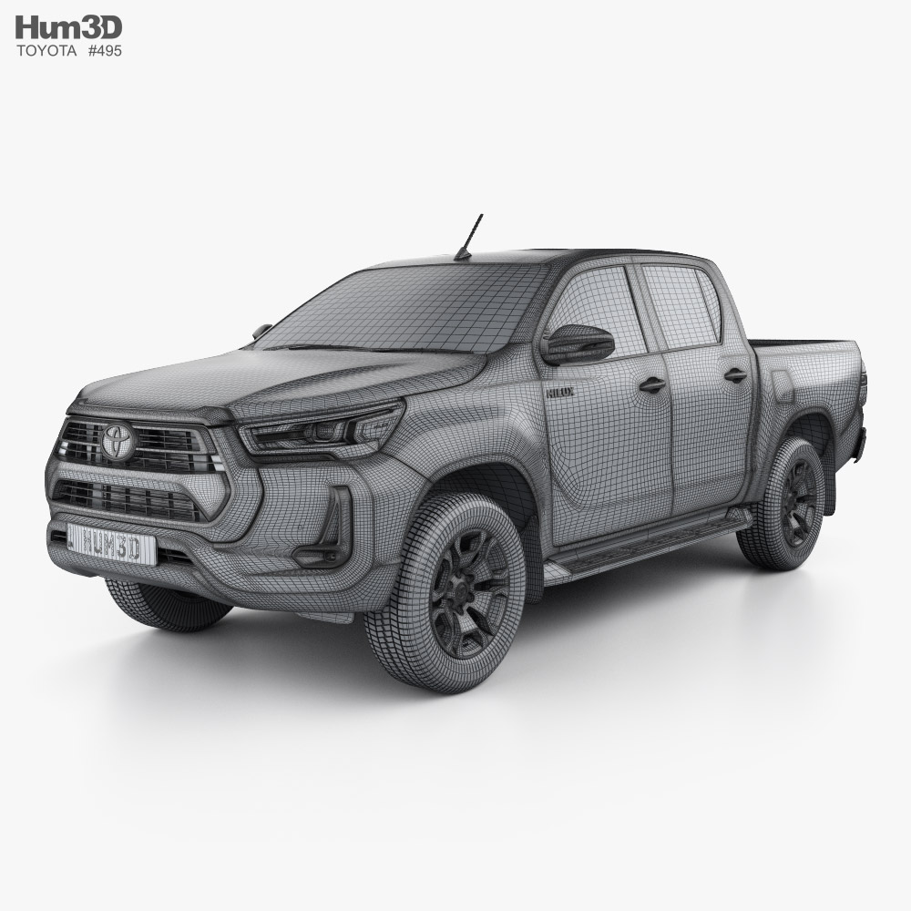 Toyota Hilux Double Cab 2023 3D model