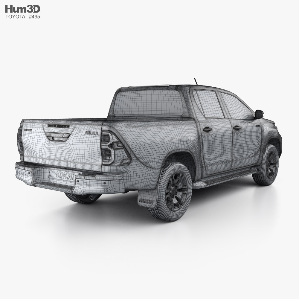 Toyota Hilux Double Cab 2023 3D model